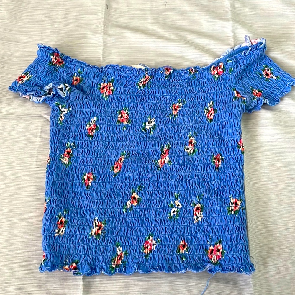 Blue SO tank top